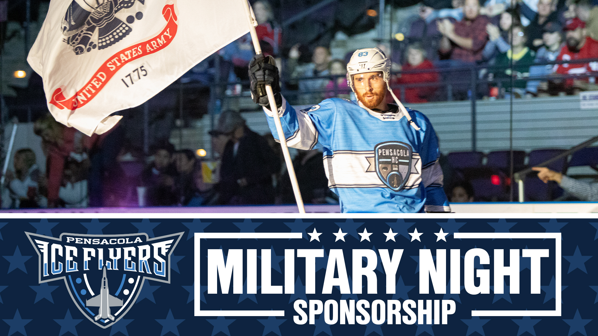 Pensacola Ice Flyers - 🇺🇸 Military Appreciation Night is just